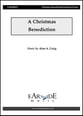 A Christmas Benediction SATB choral sheet music cover